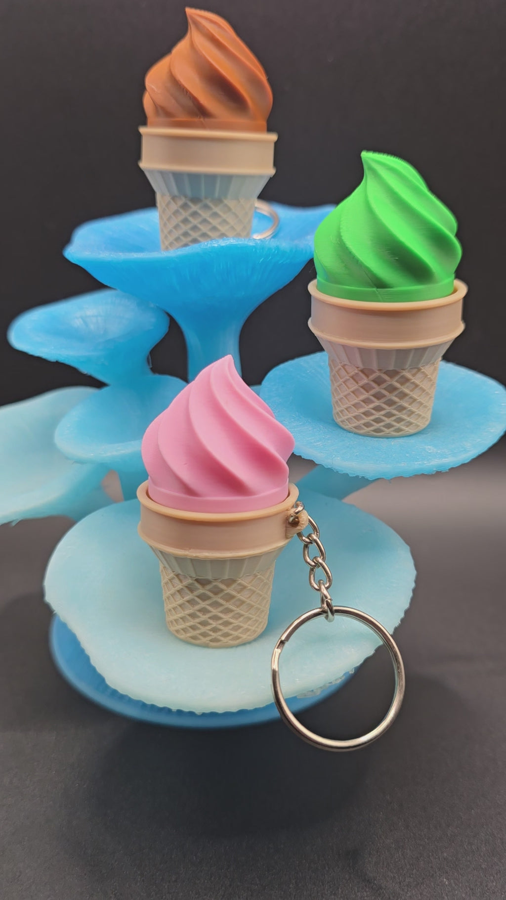 Ice cream clicker keychain!