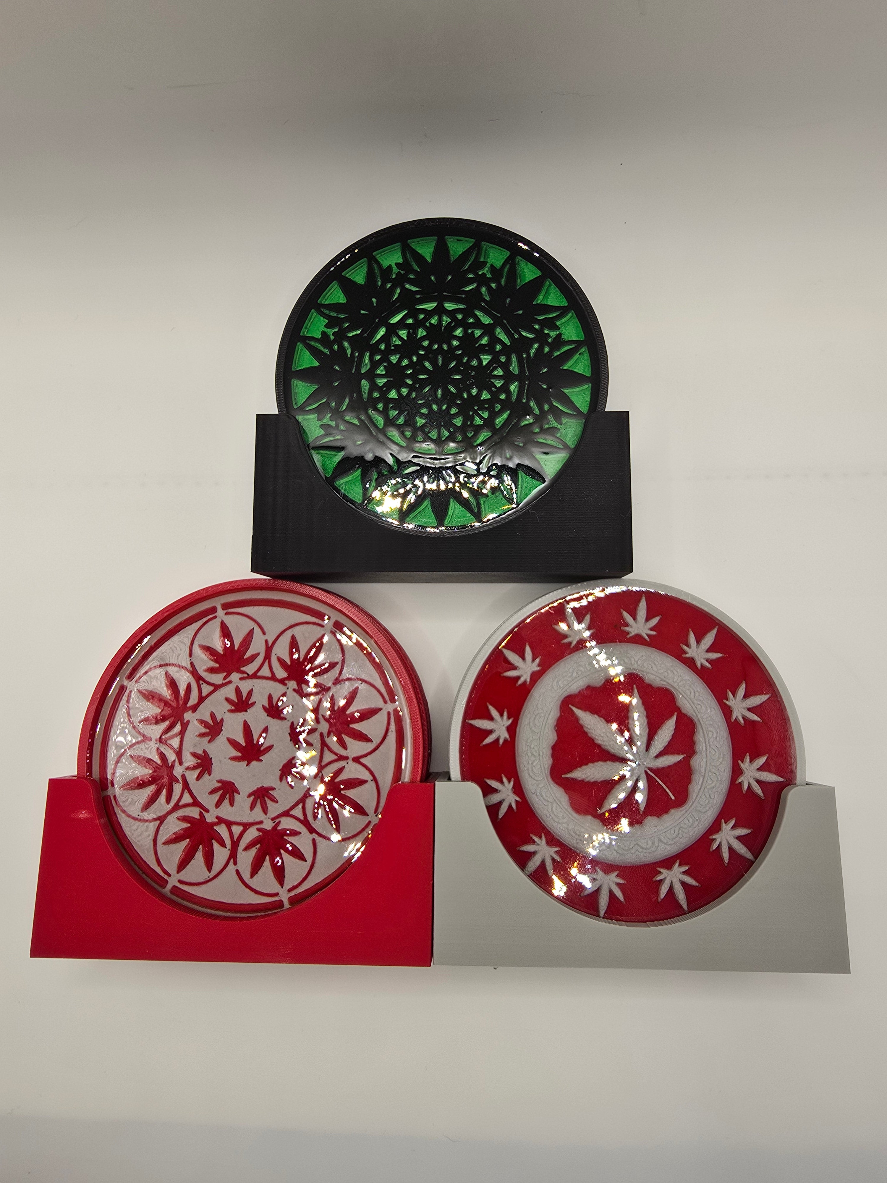Herb Mandala Coasters