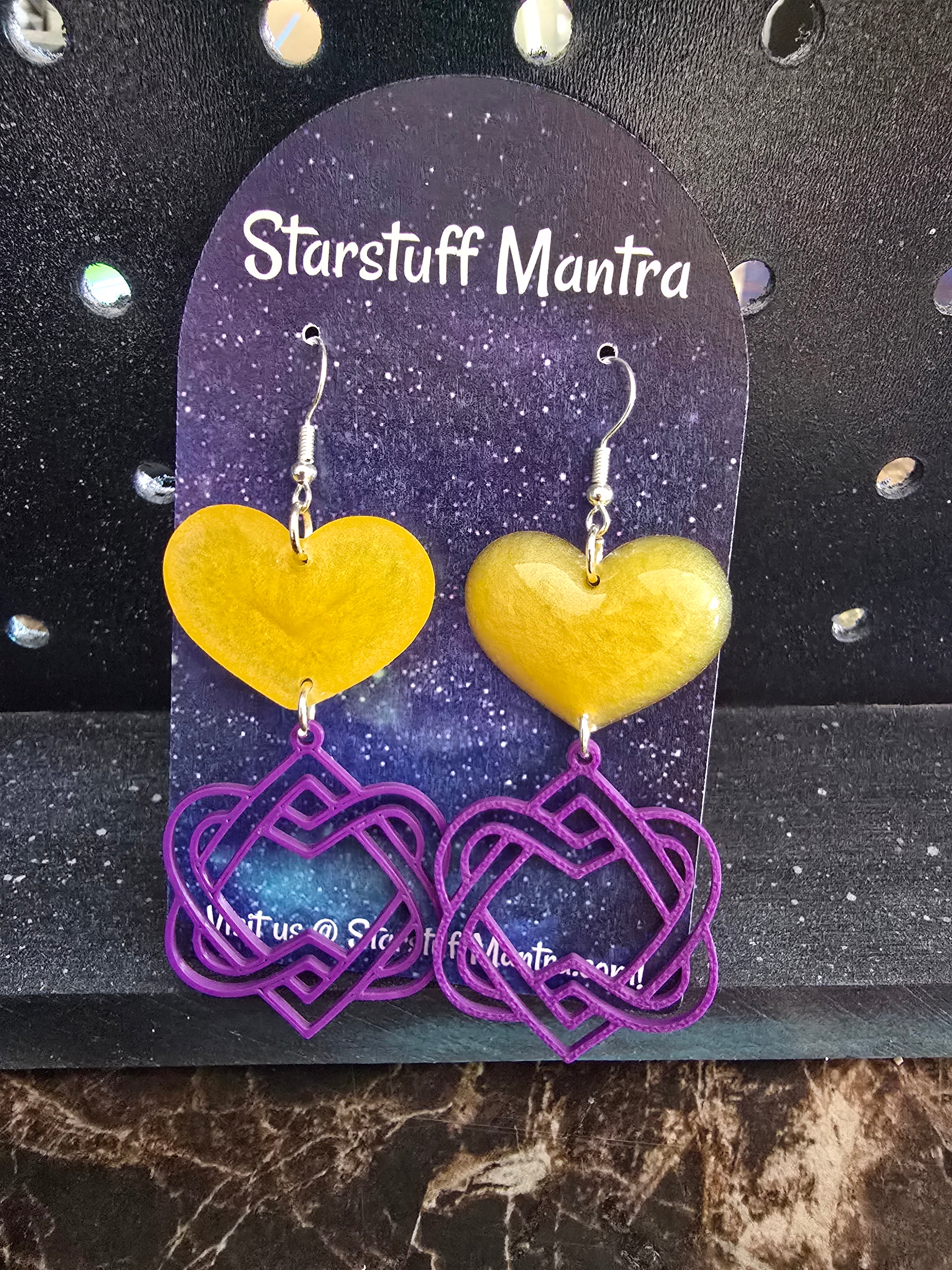 Celtic heart dangles