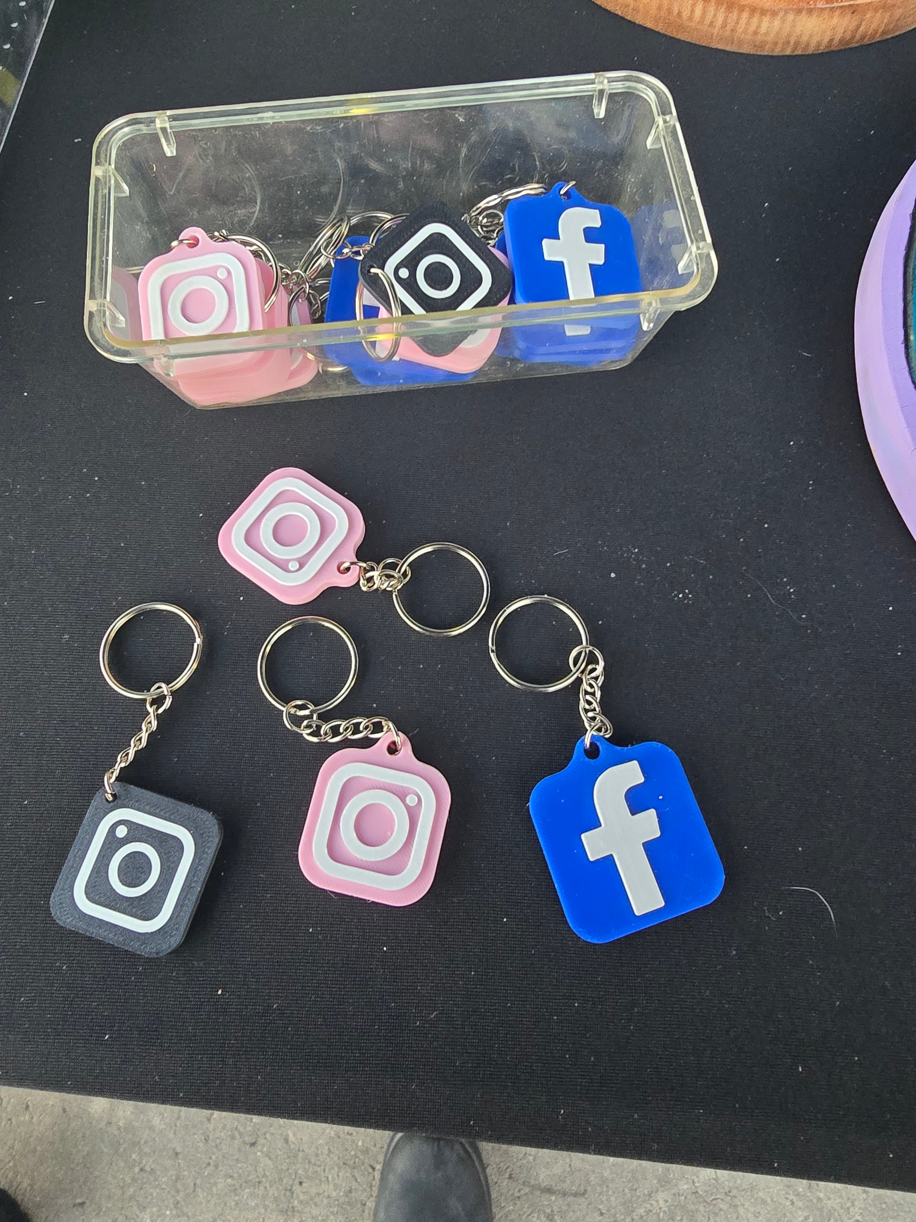 Social media keychain!