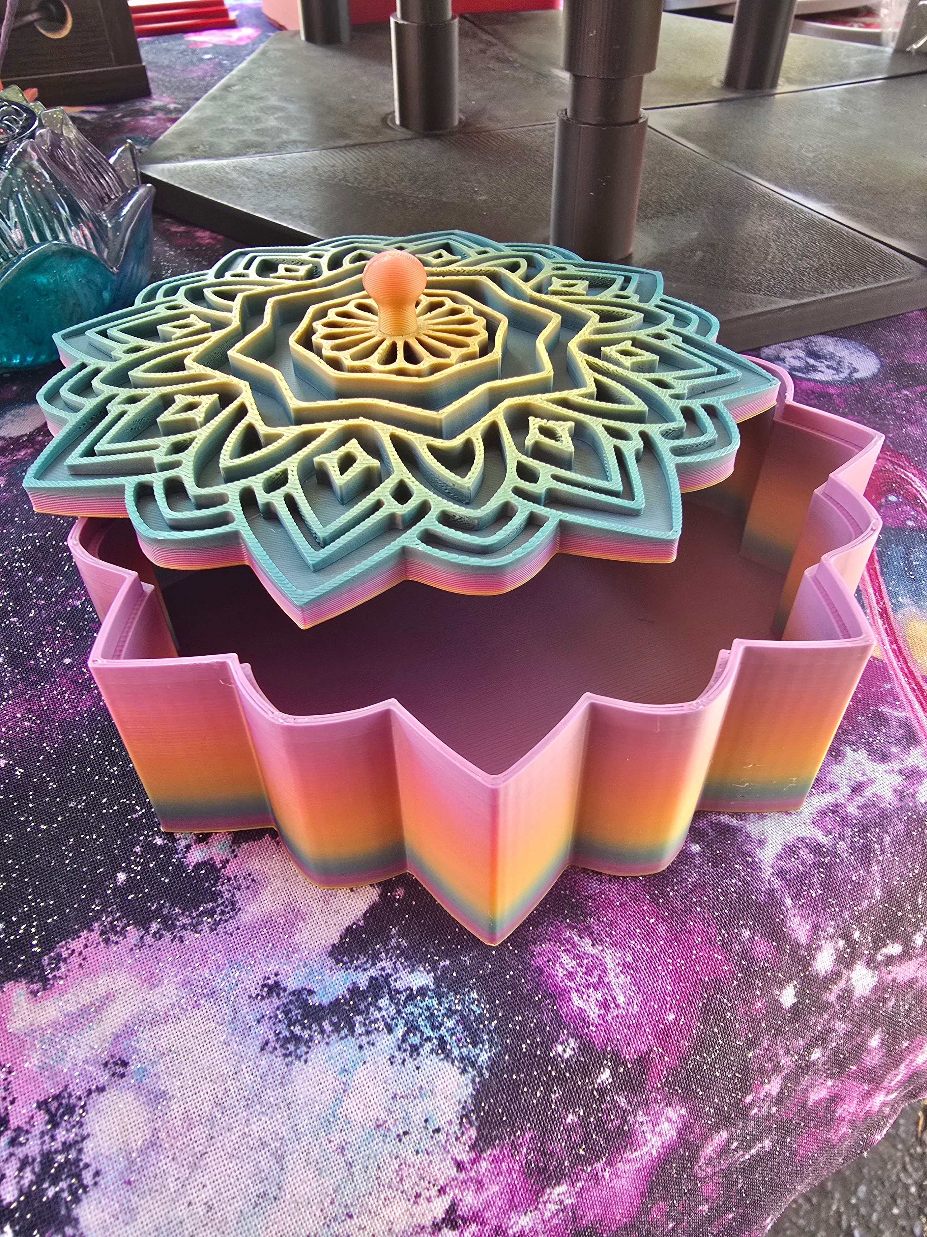 Mandala stash box