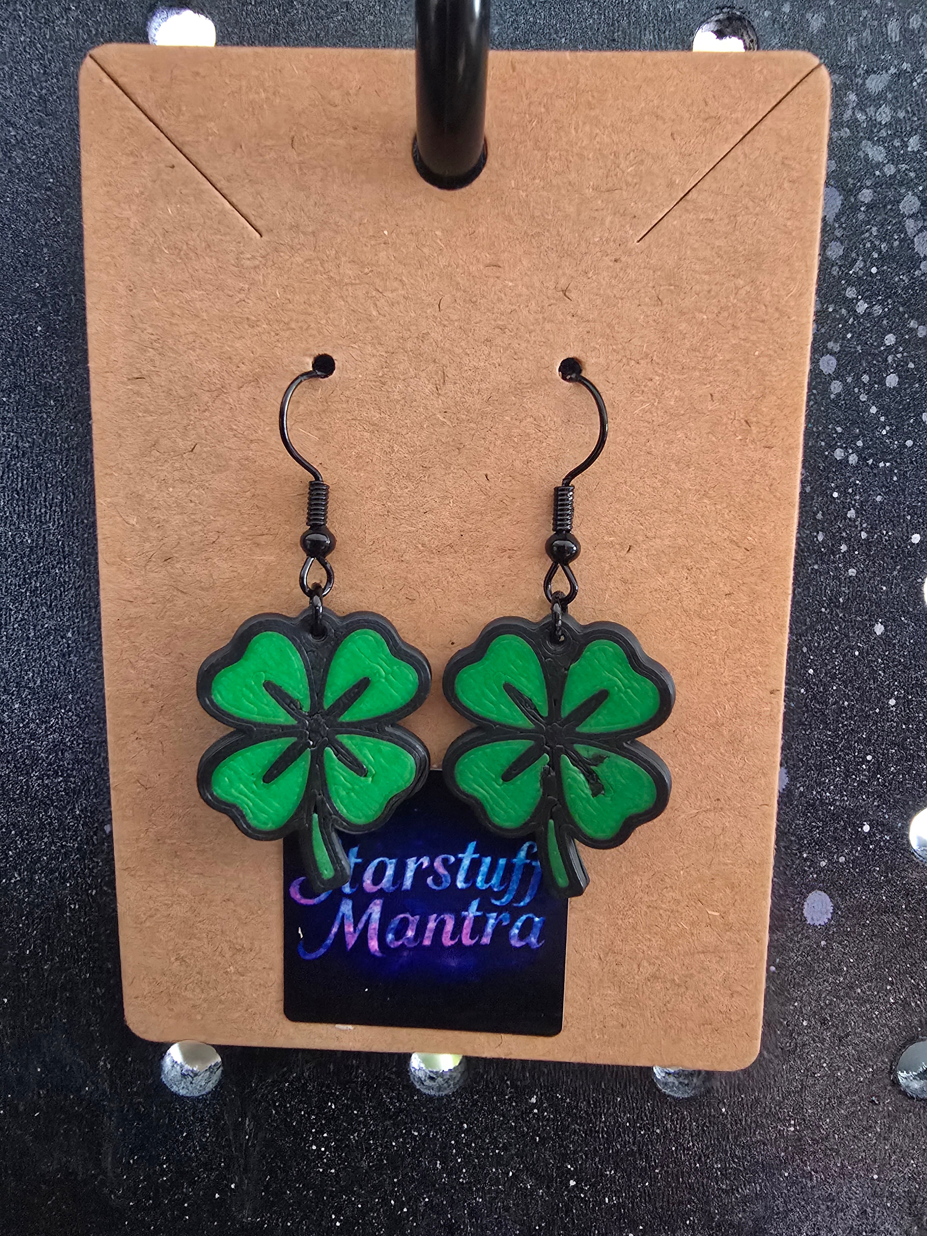 4 leaf clover dangles