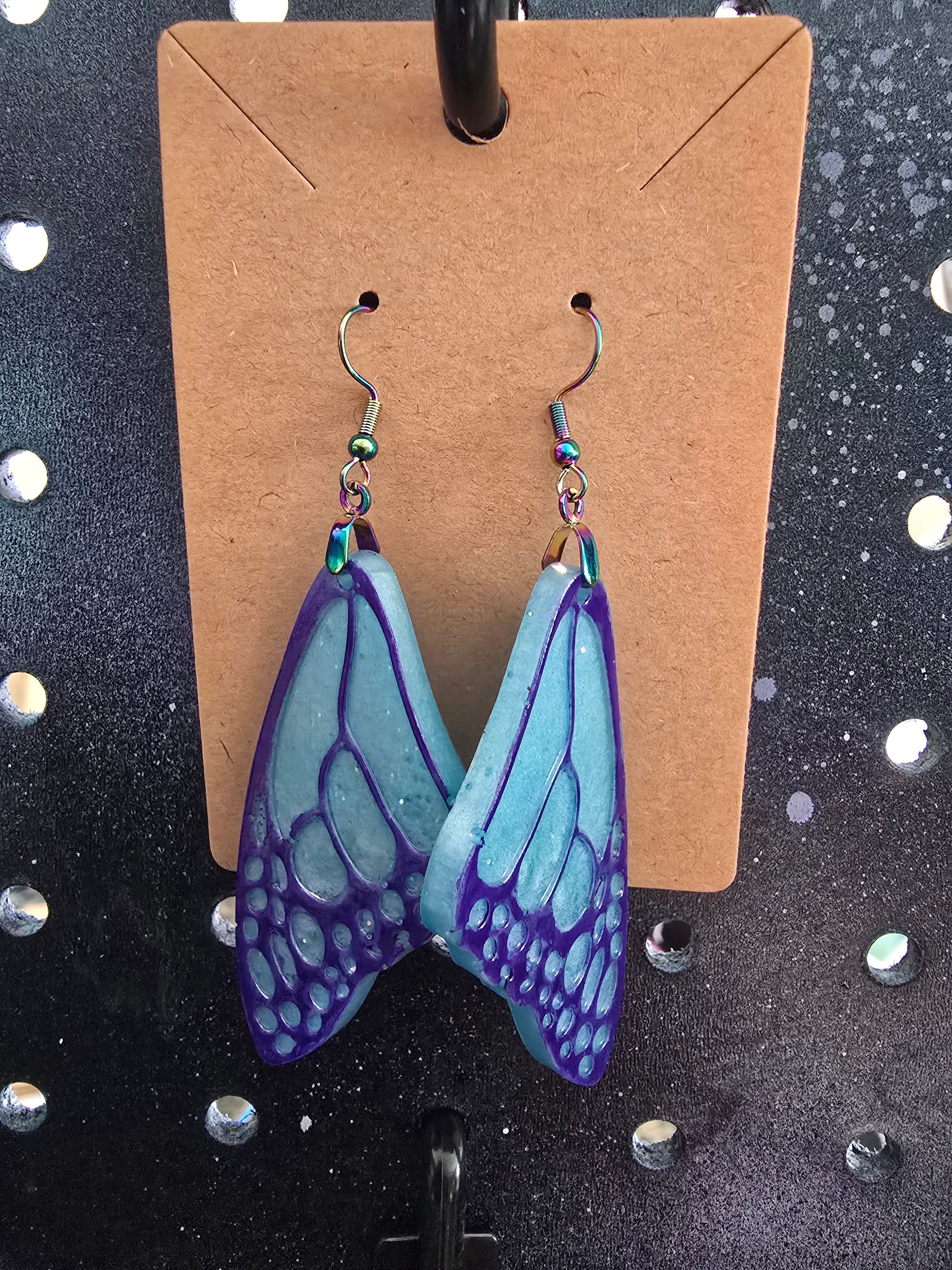 Fairy wings earrings (1-of-a-kind!)