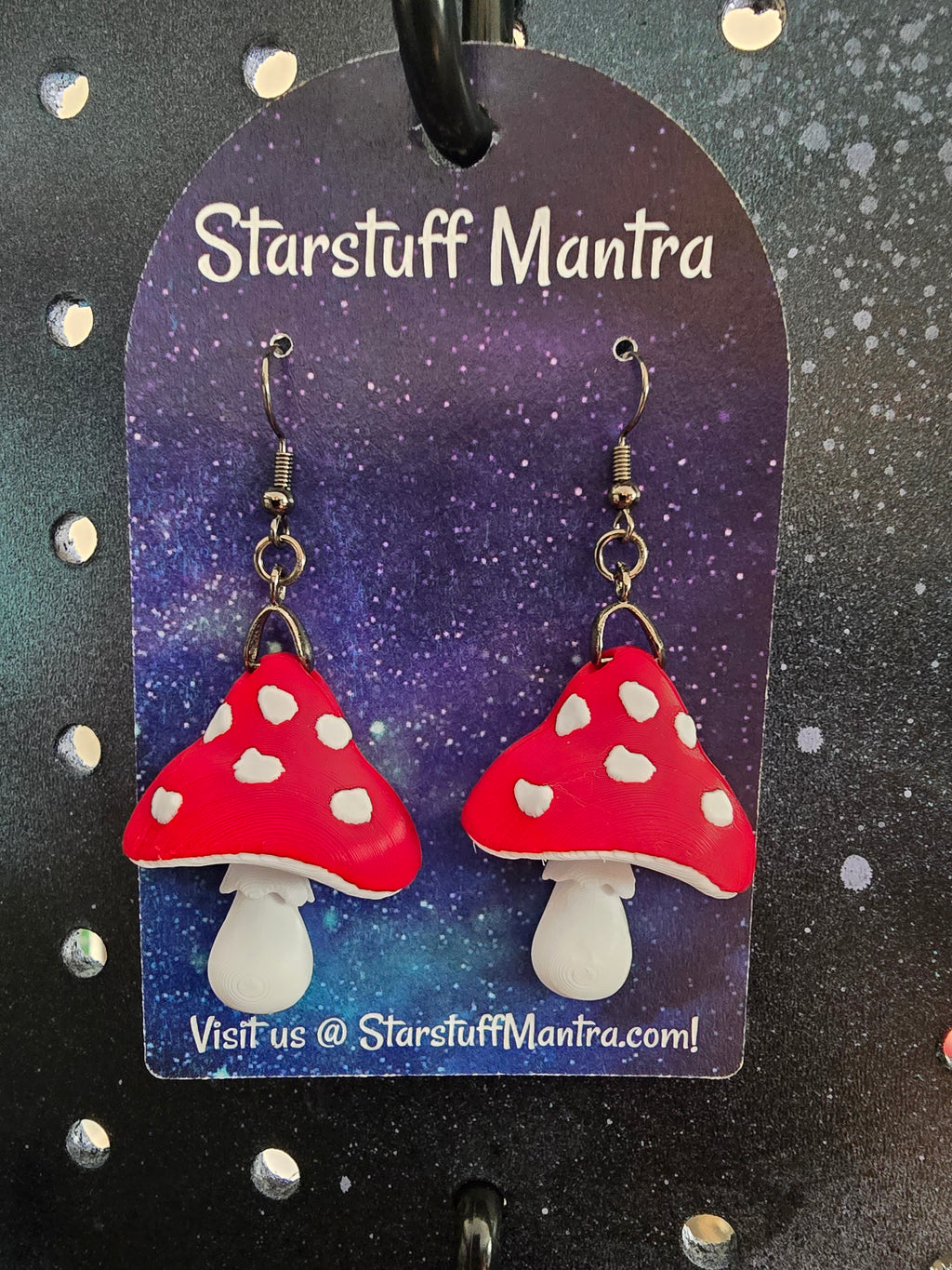 Mushroom earrings