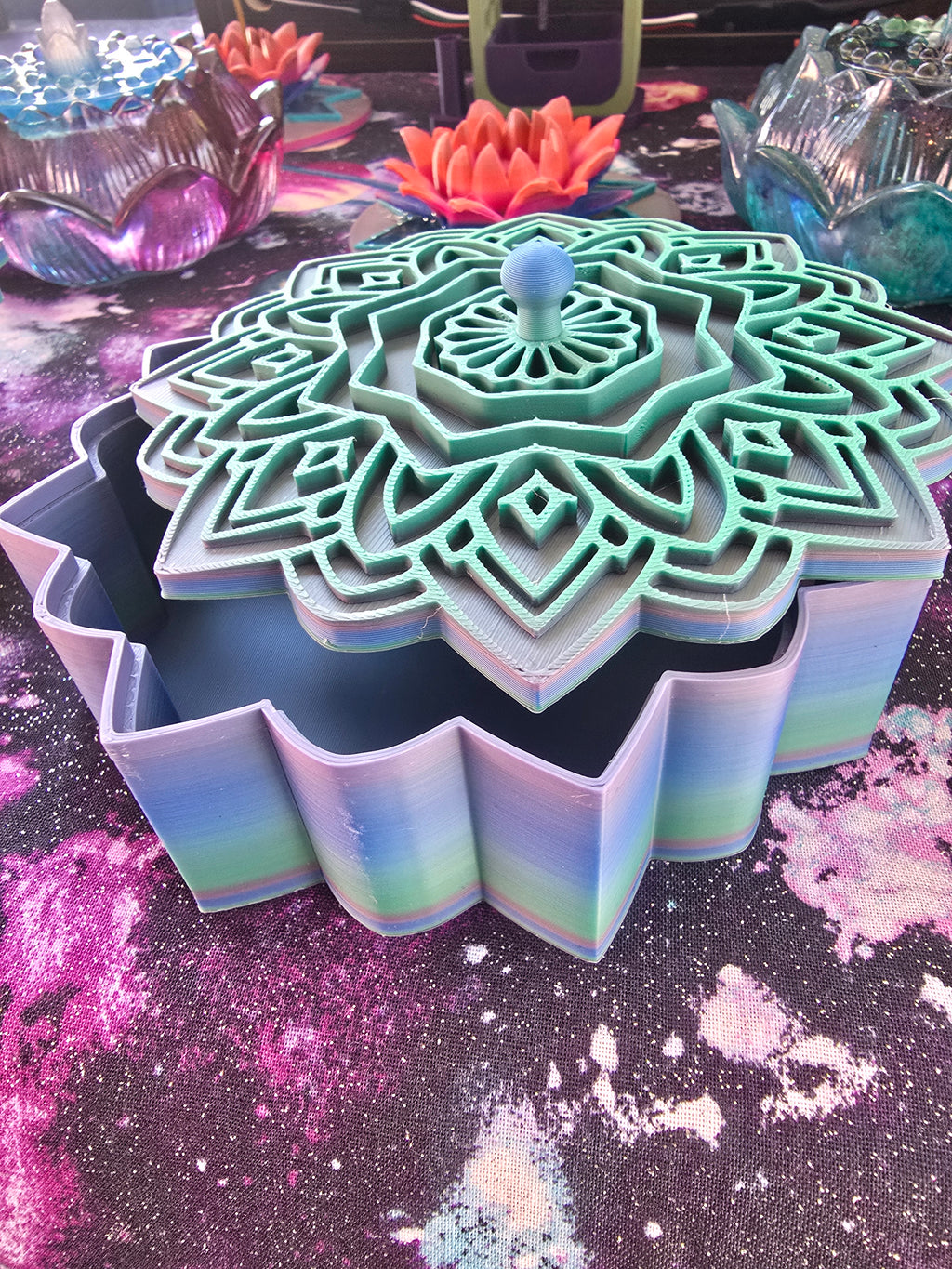 Mandala stash box