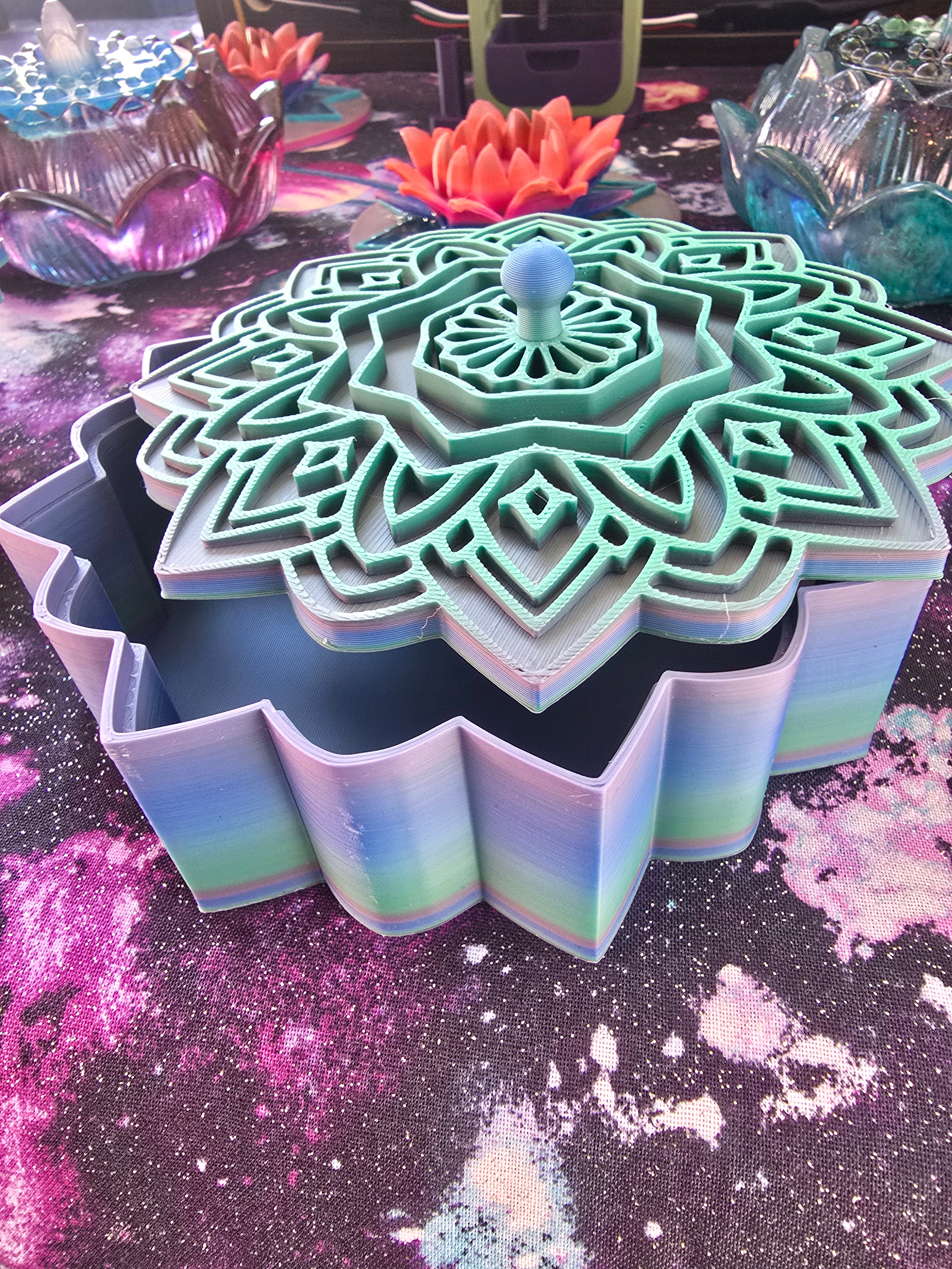 Mandala stash box